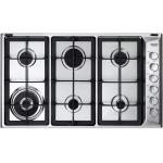 De'Longhi PLI69GHD Piano cottura Incasso | Classe 90 | inox, 6 gas (1 TC), griglie ghisa