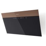 Faber V-AIR KL A80 - 330.0615.685 Cappa Parete | Classe A+ | Larghezza 80 cm, vetro nero e marrone chiaro, 770 m³/h