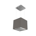 Faber SOFT CUBE GRIGIO LONDON - 345.0607.589 Cappa Sospesa | Classe A | Finitura grigio opaco, Portata max 700 m³/h, Illuminazione LED
