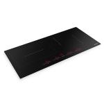 Faber FCH SLIM 94 BK BT - 108.0604.942 Piano cottura a induzione Incasso | Vetro nero, 4 Zone, Comandi Slider Touch 9 livelli