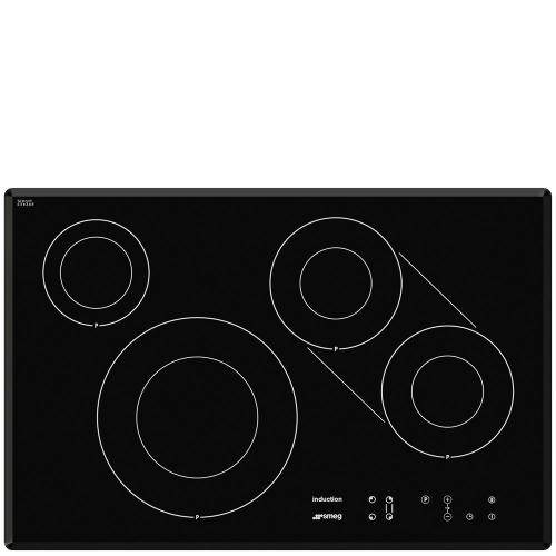 Smeg SI3842B Piano cottura a induzione | Da incasso | Nero, Da incasso, Piano cottura a induzione