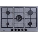 Elleci Style 75 5F Cemento 48 - 6APGSS75348CB Piano cottura Incasso | Classe - | 5 fuochi gas, accensione elettronica, valvole di sicurezza