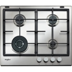 Whirlpool GMAL6422/IXL Piano cottura a gas Incasso | Classe - | 4 fuochi gas, Griglie in ghisa, Accensione integrata