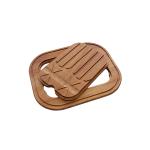 Foster Iroko Twin 1579-1555* - 8644003 Tagliere Accessorio | Acciaio inox AISI 304 satinato, Dimensioni 806 x 520