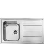Smeg LPR861 Lavello | Incasso | Acciaio inox, 1 vasca, Gocciolatoio integrato