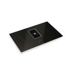 Faber GALILEO SMART BK F830 + KIT LL H80 - 340.0605.734 Piano cottura a induzione con cappa aspirante integrata Incasso | Classe A | 4 zone induzione, kit liquidi incluso, portata 700 m³/h