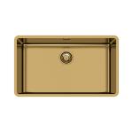 Foster Vasca Ke 71X40 S/Top Gold - 2157859 Lavello Incasso | Acciaio inox AISI 304 Gold, Dimensioni 540 x 440