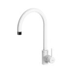 Elleci Mix Cloud White 96 - 6AMKKCLO96 Miscelatore Lavello | Finitura white, canna girevole, cartuccia ceramica