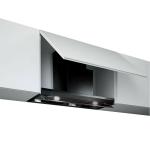 Falmec Virgola Evolution 120 P.E.  Nero 220-240V - 50-60Hz T60 S/Filtro Cappa | Classe A | Portata 700 m³/h, Controllo elettronico, Filtro anti-odore