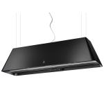 elica IKONA MAXXI PURE BL MAT/F/120 - PRF0171195 Cappa Isola | Classe A+ | Larghezza 120 cm, Finitura Nero Opaco, Classe A+