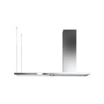 Falmec Lumen Is.175 (Dx) P.E. C0001 Neutro Inox 220-240V - 50-60Hz T80 S/Filtro Cappa Isola | Classe A | Design inox satinato, Sistema di aspirazione perimetrale, Illuminazione LED