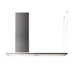 Falmec Lumen Is.175 Nrs (Sx) P.E. C0001 Neutro Inox 220-240V - 50-60Hz T80 S/Filtro Cappa Isola | Classe B | Illuminazione LED, finitura inox, tecnologia NRS, design rettangolare