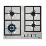 Electrolux KGU643723Z Piano cottura a gas Incasso | Classe N/A | 60cm, Step Power, 4/Zone, Inox/EasyClean