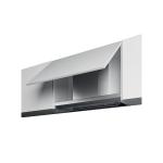 Falmec Virgola Nrs Touch 90 Eu Acciaio T80 S/Filtro Cappa Isola | Classe A | Touch control, 3 velocità, Design in acciaio inox