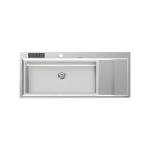 Foster Stripe 1Vsx+Sc Sft C/Prtclt - 4504052 Lavello Incasso | Acciaio inox AISI 304 satinato, Dimensioni 1173 x 513