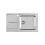 Foster Evo 1Vdx45+Sc B8 86 - 3218001 Lavello Sopratop | Acciaio inox AISI 304 satinato, Dimensioni 860 x 500