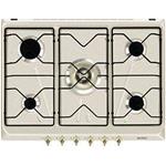 Smeg SRV876AV9 Piano cottura | Da incasso | Da incasso, Gas, 5 Fornello(i)
