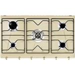 Smeg SRV896P-9 Piano cottura | Da incasso | Crema, Da incasso, Gas