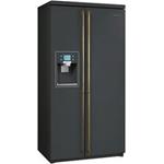 Smeg SBS800AO9 Frigocongelatore | Libera installazione | Libera installazione, Porta americana, Antracite