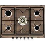 Smeg SRV876RA5 Piano cottura | Da incasso | Rame, Da incasso, Gas