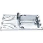 Smeg SG861S Lavello | Incasso | Vasca singola, Acciaio inox, Gocciolatoio integrato