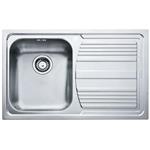 Franke LLX 611 3 1/2" WWK RHD FRL TH WOF - 101.0085.772 Lavello Incasso | Vasca singola, Gocciolatoio destro, Acciaio inox