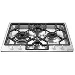 Smeg PGF64SC Piano cottura | Da incasso | Acciaio inox, Da incasso, Gas