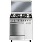 Smeg CX81SV Cucina | Built-in cooker | Classe energetica B | Built-in cooker, Acciaio inox, Gas
