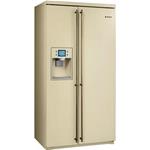 Smeg SBS8003PO Frigocongelatore | Libera installazione | Classe energetica A+ | Libera installazione, Porta americana, Crema
