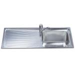 Smeg SGE116.1S Lavello | Incasso | Vasca singola, Acciaio inox, Troppo pieno integrato