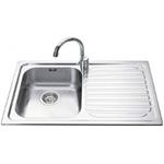 Smeg SP791D-2 Lavello | Incasso | Vasca singola, Acciaio inox, Troppo pieno integrato