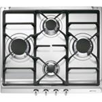 Smeg S60GHS Piano cottura | Da incasso | Acciaio inox, Da incasso, Gas
