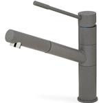 Elleci Mix Sava Avena 51 - 6AMGKSAV51 Miscelatore Lavello | Finitura acciaio, Beccuccio girevole, Cartuccia ceramica