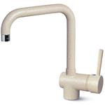 Elleci Mix Senna Avena 51 - 6AMGKSEN51 Miscelatore Lavello | Finitura acciaio, Beccuccio girevole, Cartuccia ceramica