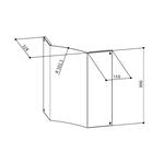 Faber CAMINO SUPERIORE KIT SOLARIS H990 X - 112.0157.261 Kit camino Accessori | Classe - | Camino superiore, compatibilità Faber Solaris, ricambio originale