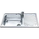 Smeg SG861D Lavello | Incasso | Vasca singola, Acciaio inox, Troppo pieno integrato