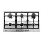 Candy PG960/1SXGH Piano cottura a gas Incasso | Classe A | 5 fuochi, Griglie in ghisa, Accensione automatica