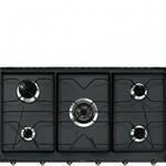 Smeg SRV896AO Piano cottura | Da incasso | Antracite, Da incasso, Gas