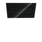 Falmec Quasar Parete/Wall 80 Cono Vetro Nero Lucido Ral 9005 220-240V - 50-60Hz T80 C/Filtro Cappa Parete | Aspirazione perimetrale, filtro antigrasso metallico, 80 cm