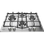 Hotpoint PCN 642 IX/HA Piano cottura a gas Incasso | Classe A | 4 fuochi gas, Griglie smaltate, Sicurezza gas