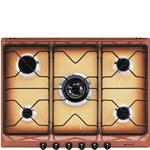 Smeg SRV576TF5 Piano cottura | Da incasso | Marrone, Da incasso, Gas