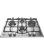 Hotpoint-Ariston PCN 641 T/IX/HA Piano cottura a gas Incasso | Classe A | 4 fuochi gas, Griglie smaltate, Accensione elettronica