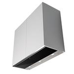 Falmec Move Parete/Wall 90 Cono Vetro Nero Lucido Ral 9005 220-240V - 50-60Hz T80 S/Filtro Cappa Parete | Classe A | Motore esterno, Filtro metallico, Design nero lucido