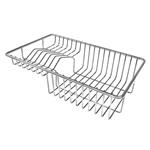 Foster Cestello Piatti Per Fl Inox* - 8100304 Accessorio lavello Accessorio | Acciaio inox AISI 304 satinato, Piletta Space 3½, Possibilità di fori aggiuntivi, 5 fuochi