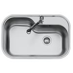 Foster Tornado Soft 1V.Spazz.Inox * - 1679660 Lavello | Acciaio inox AISI 304 satinato, Dimensioni 790 x 500