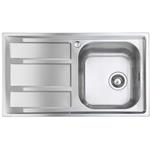 Foster Fm 1V.Dx+Sc. Inox - 1971061 Lavello Lavello | Acciaio inox AISI 304 satinato, Dimensioni 860 x 500