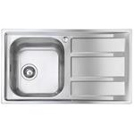 Foster Fm 1V.Sx+Sc. Inox - 1971062 Lavello Lavello | Acciaio inox AISI 304 satinato, Dimensioni 860 x 500