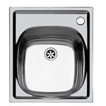 Foster S1000 Inox 1Vdx-C/F.Msc.Dx - 1144001 Lavello Lavello | Acciaio inox AISI 304 satinato, Dimensioni 440 x 500