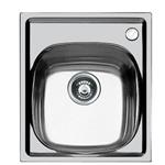 Foster S1000 1Vdx C/F.Msc.Dx 3,5" - 1144061 Lavello Sopratop | Acciaio inox AISI 304 satinato, Dimensioni 440 x 500
