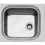 Foster Bigbowl 1Vdx F/Rub.Sx Bbr - 1511001 Lavello Sopratop | Acciaio inox AISI 304 satinato, Dimensioni 590 x 500